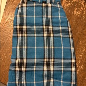 Blue Plaid Dog Pullover Hoodie - Cozy Plaid Knit